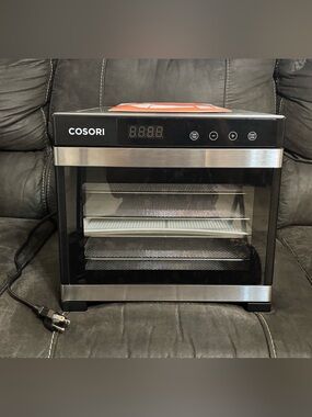 Black Stainless Steel Food Dehydrator Oven